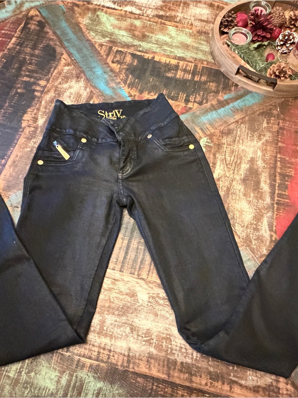 Colombian Style Butt Lift Black Skinny Jeans Stretch Fit Low Rise S 5 Junior